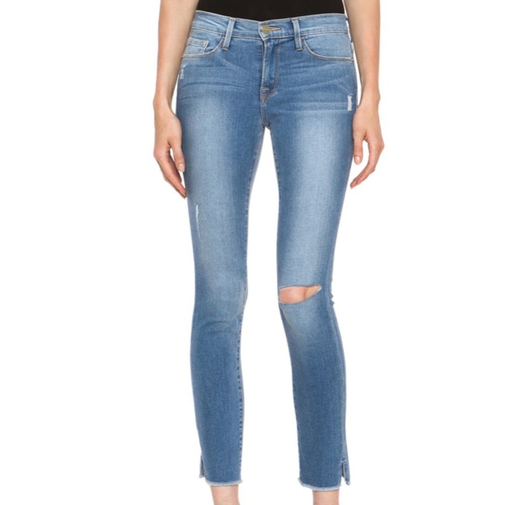 Frame le skinny de Jeanne crop in fairfax size 27